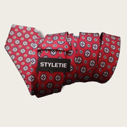 Wine Red Dot Tie - STYLETIE