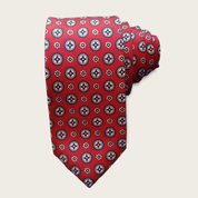 Wine Red Dot Tie - STYLETIE