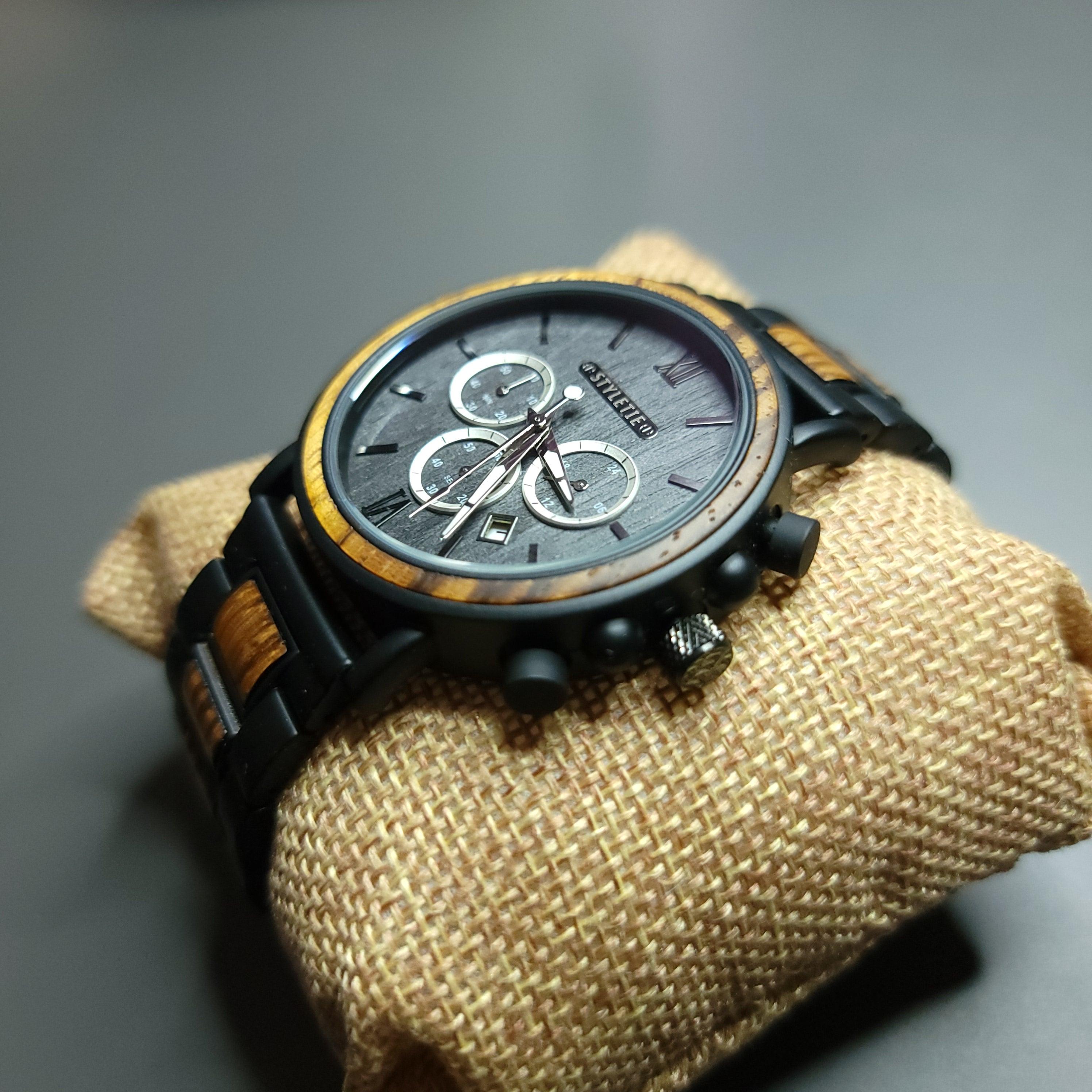 Wood Wristwatch Luxury Hand Made - STYLETIE