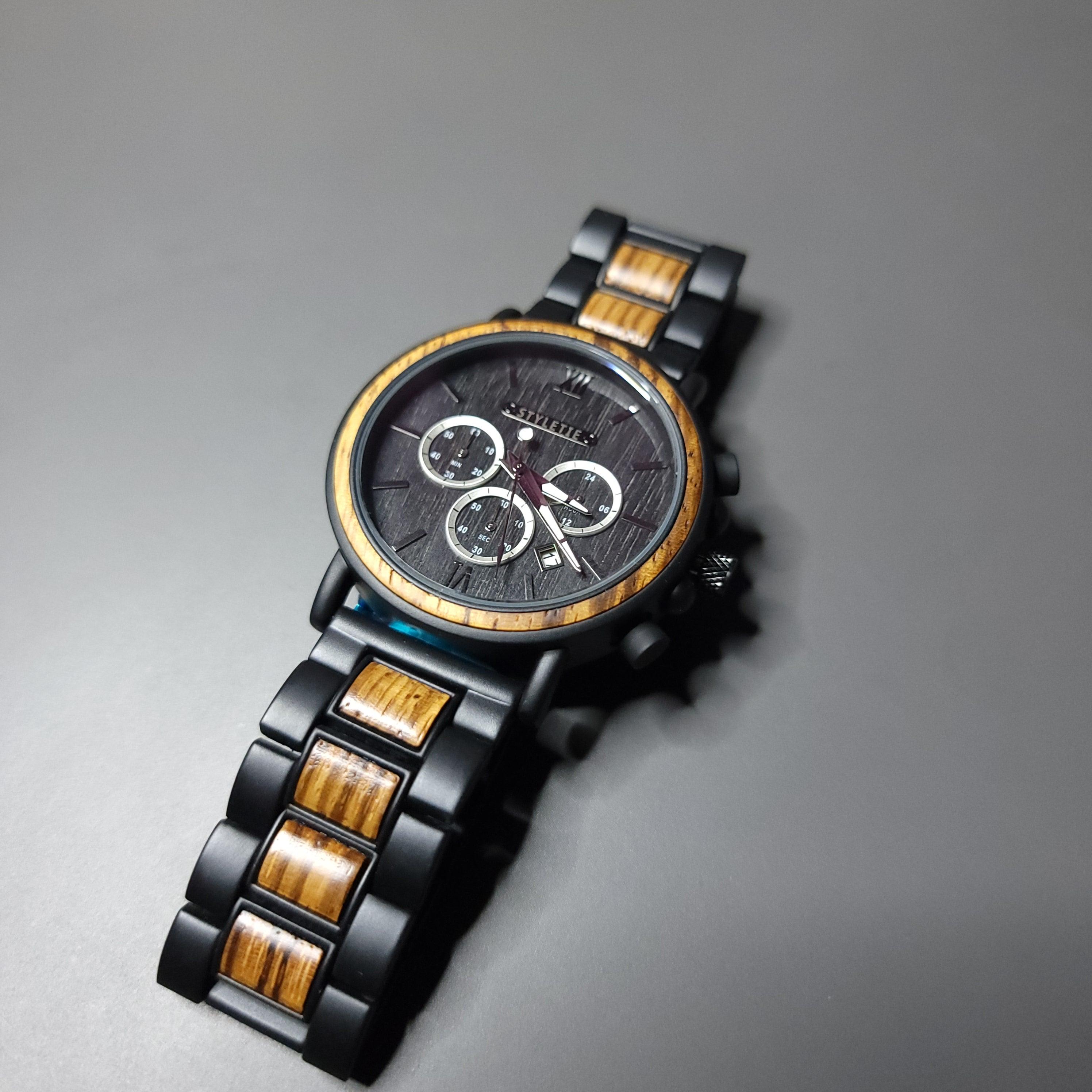 Wood Wristwatch Luxury Hand Made - STYLETIE